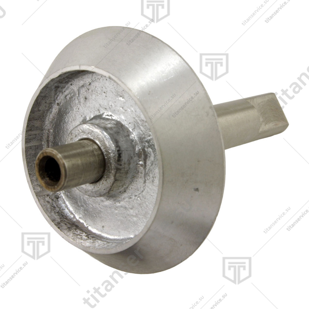 Шкив конический с валом в сборе 70х110мм для измельчителя льда Dihr GM3 60154 - фото №2