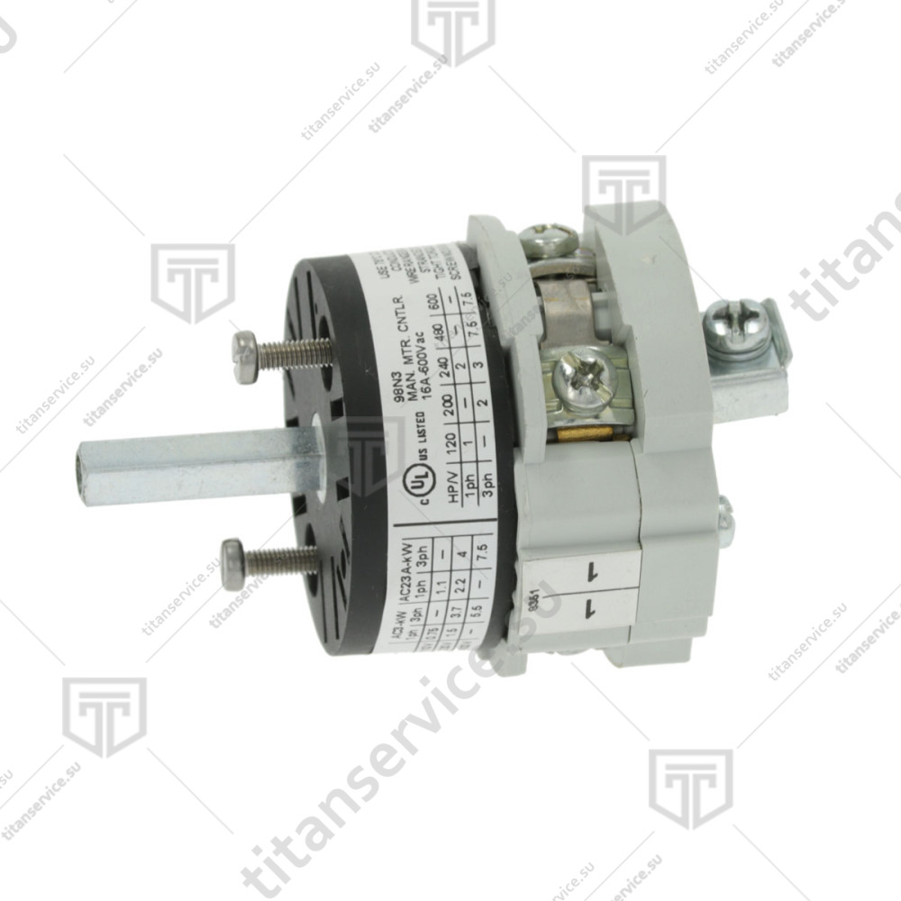 Переключатель трехполюсный 16A 250В для посудомоечной машины Comenda GMC 110805 - фото №3