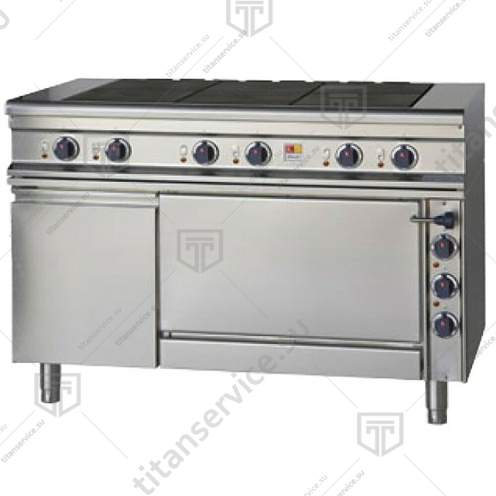 Плита 6 конфорочная 700 серии KOGAST ES-T67/1K-0-55835 - фото №1