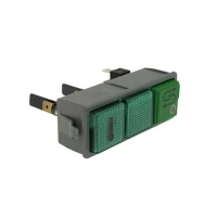 Блок кнопок с одним переключателем зеленым для посудомоечной машины Dihr GS 15894