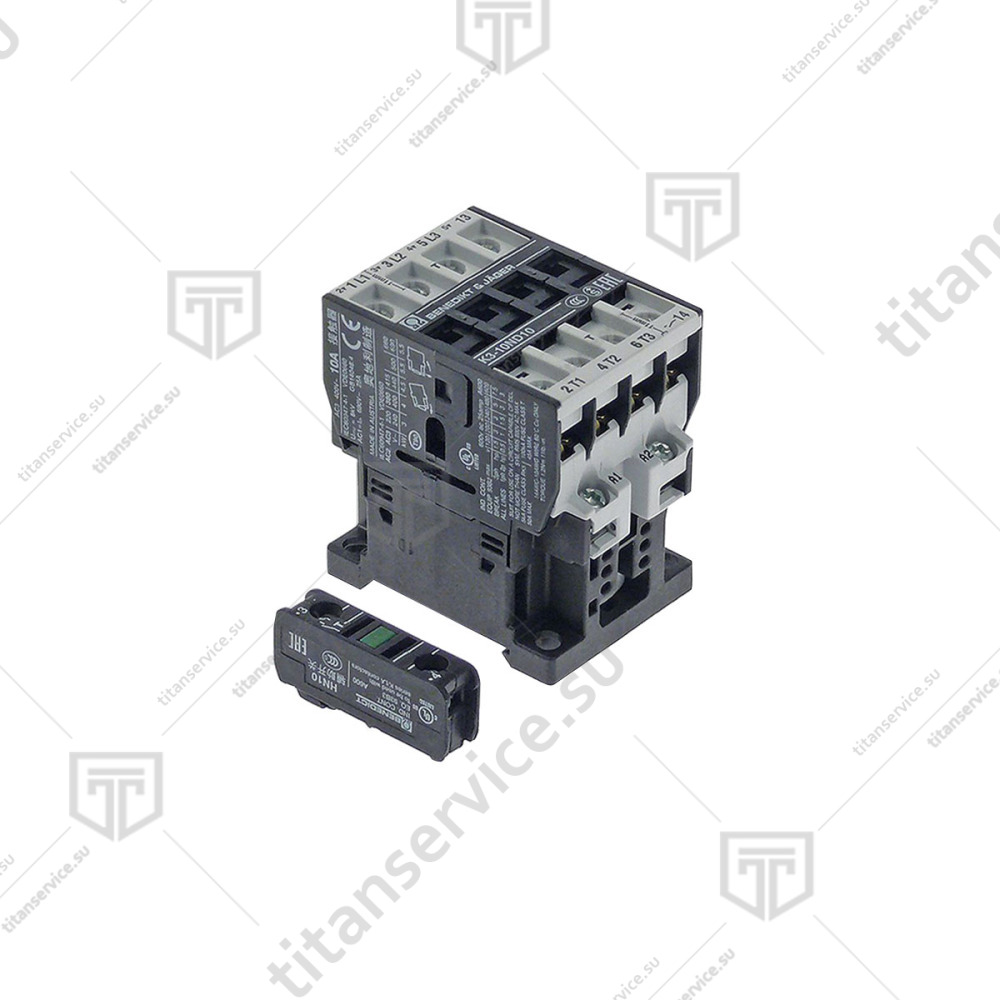 Контактор B&J K3-10A00-40 EUR 190 T для пароконвектомата Rational CPC 61-202 40.03.687 - фото №1
