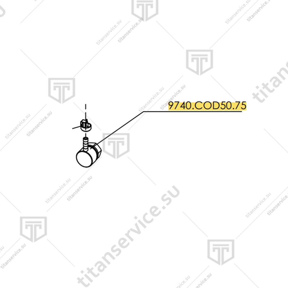 Коннектор помпы для посудомоечной машины Tatra TW.H50+DR+DD Touch 9740.COD50.75 - фото №1