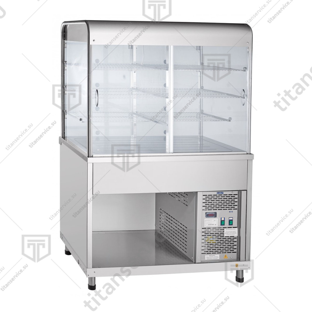 Прилавок-витрина холодильный Abat ПВВ(Н)-70КМ-С-НШ 1374729322 - фото №2