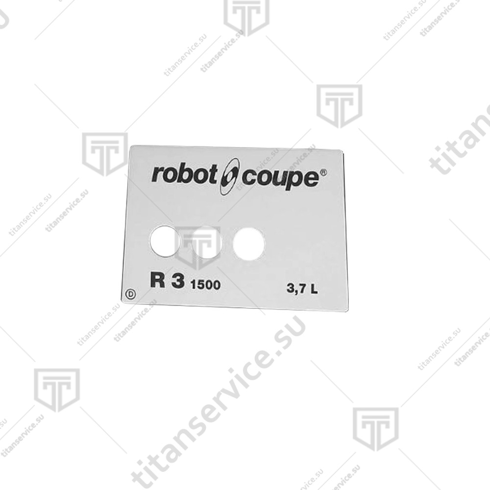 Накладка для куттера Robot Coupe R3-1500 405862 - фото №1