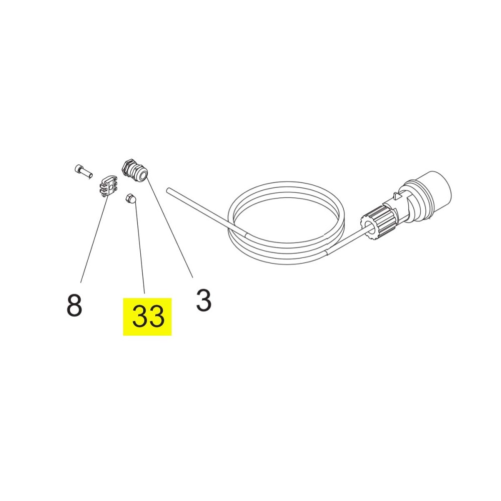 Гайка для картофелечистки Sirman PPJ 10 IX21587LC006