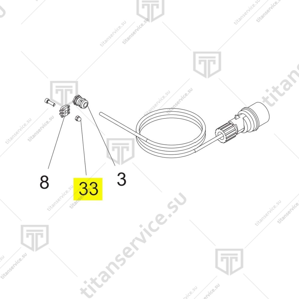Гайка для картофелечистки Sirman PPJ 10 IX21587LC006 - фото №1