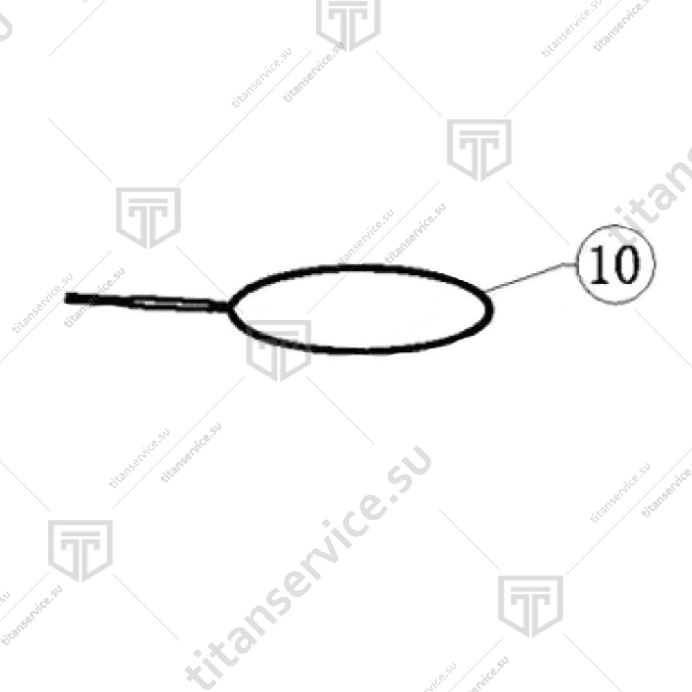 Тэн крышки для рисоварки Hurakan HKN-SR270 - фото №1