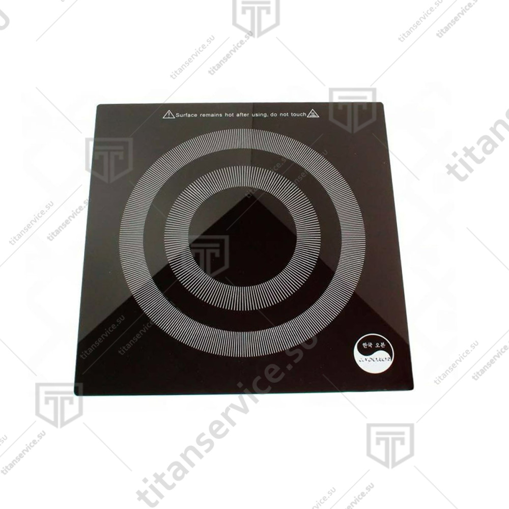 Поверхность стеклокерамическая 340х340мм для плиты индукционной Indokor IN8000 - фото №1