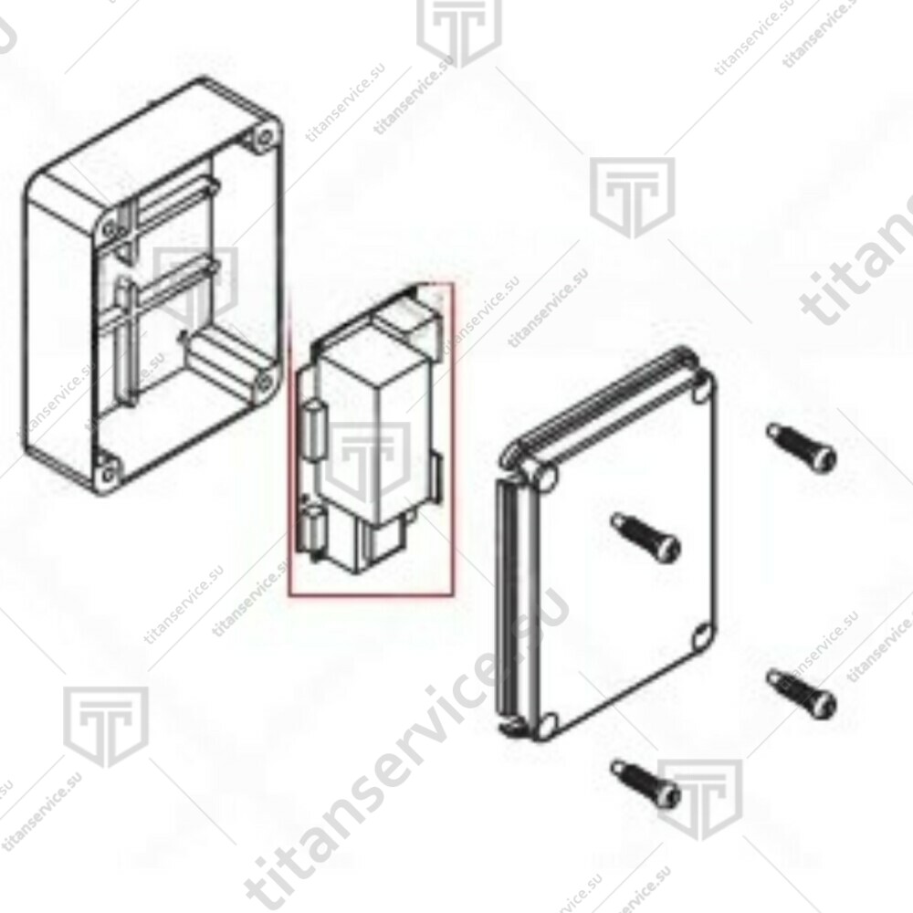 Плата силовая для фаршемешалки SIRMAN IP XP BA 50/80/120 LF1044510 - фото №1