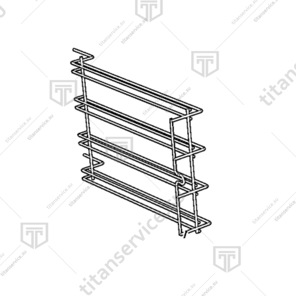 Направляющая левая для печи конвекционной Unox XFT 190-200 GR029 UNOX - фото №1
