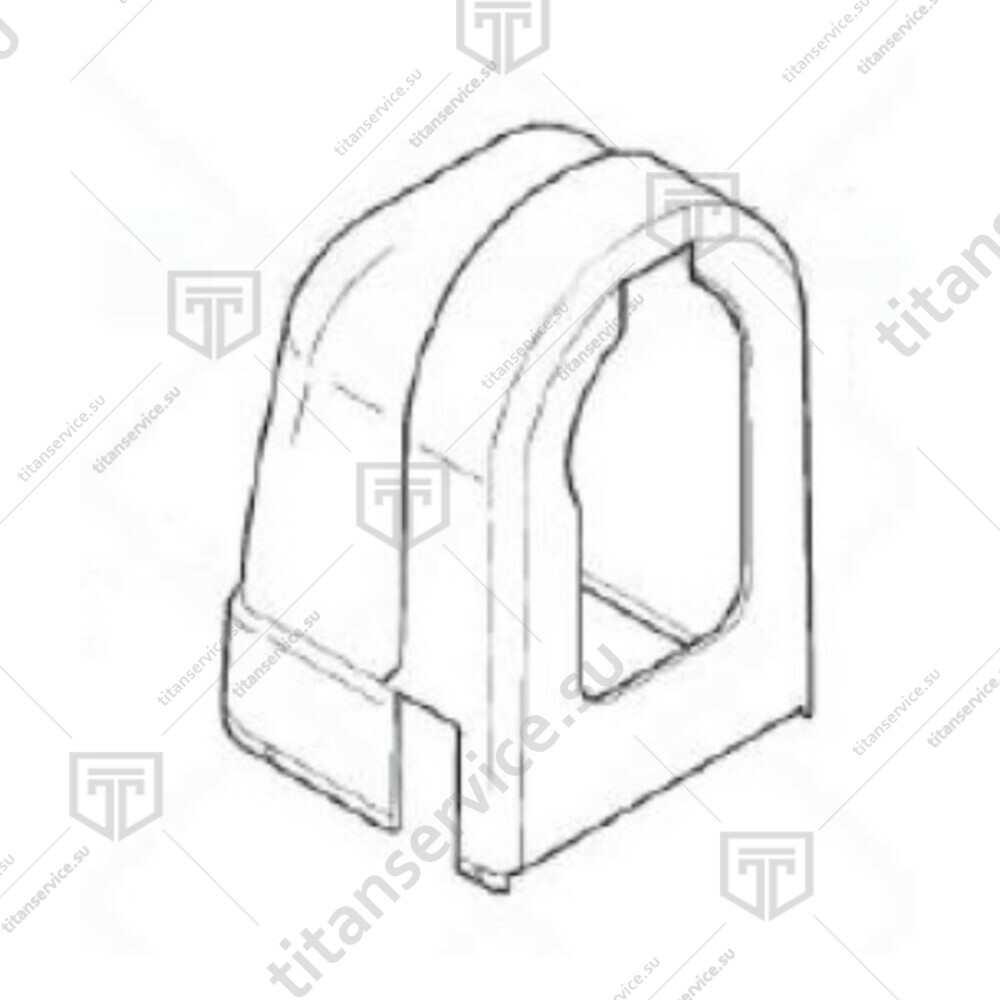 Корпус серый для измельчителя льда TRITON SIRMAN (IB4090702) - фото №1