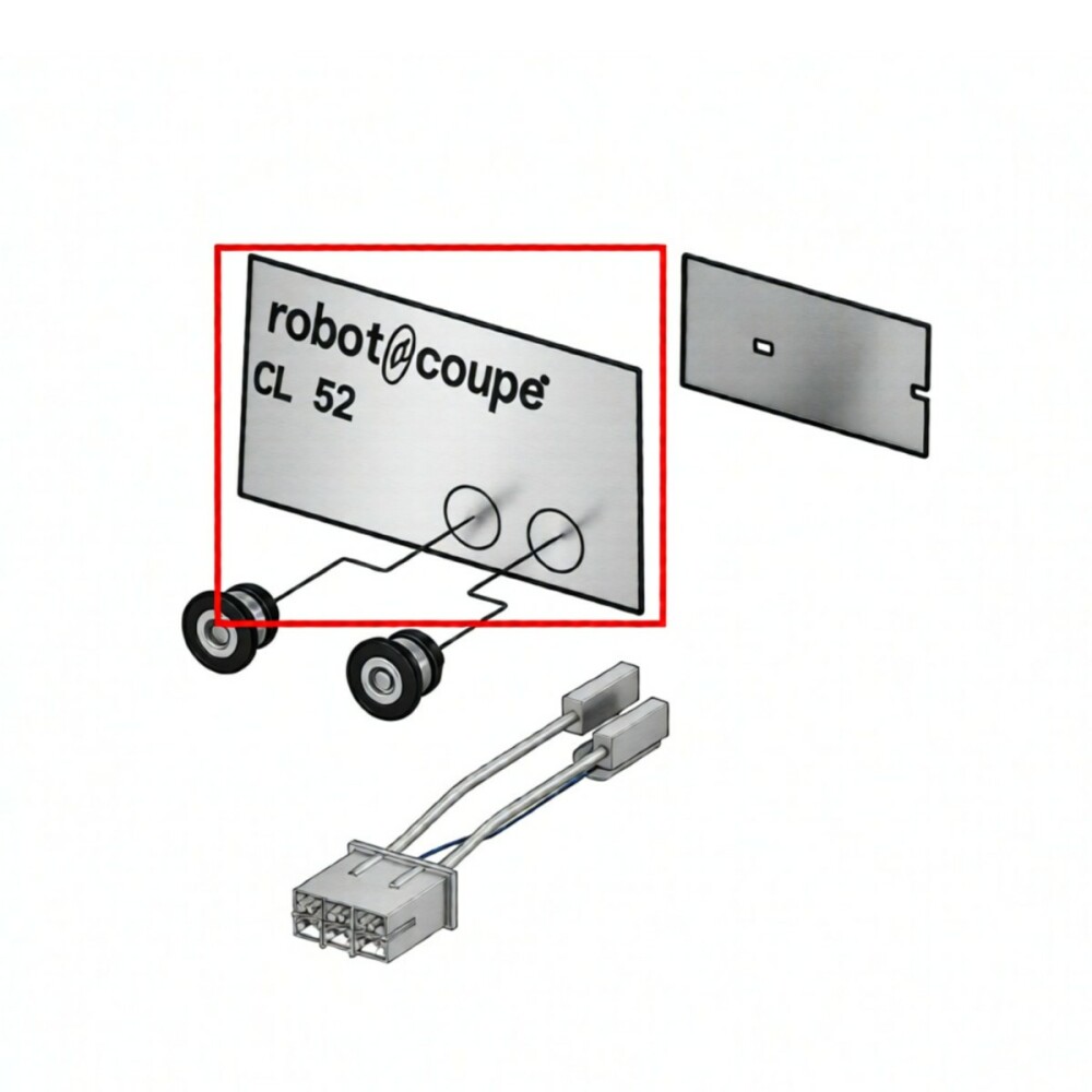 Панель фронтальная для овощерезки Robot Coupe CL52 406516