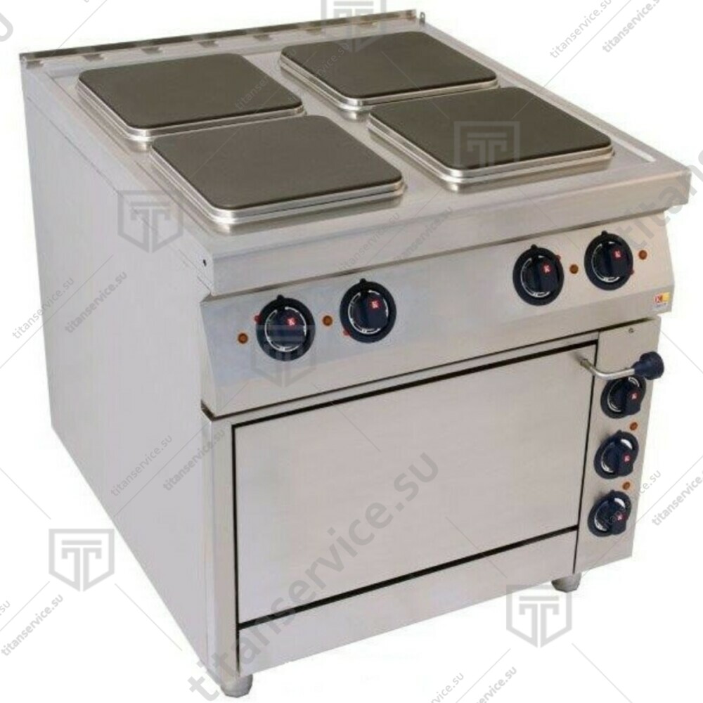 Плита 4 конфорочная 900 серии KOGAST ESK-T49/1K-55886 - фото №1