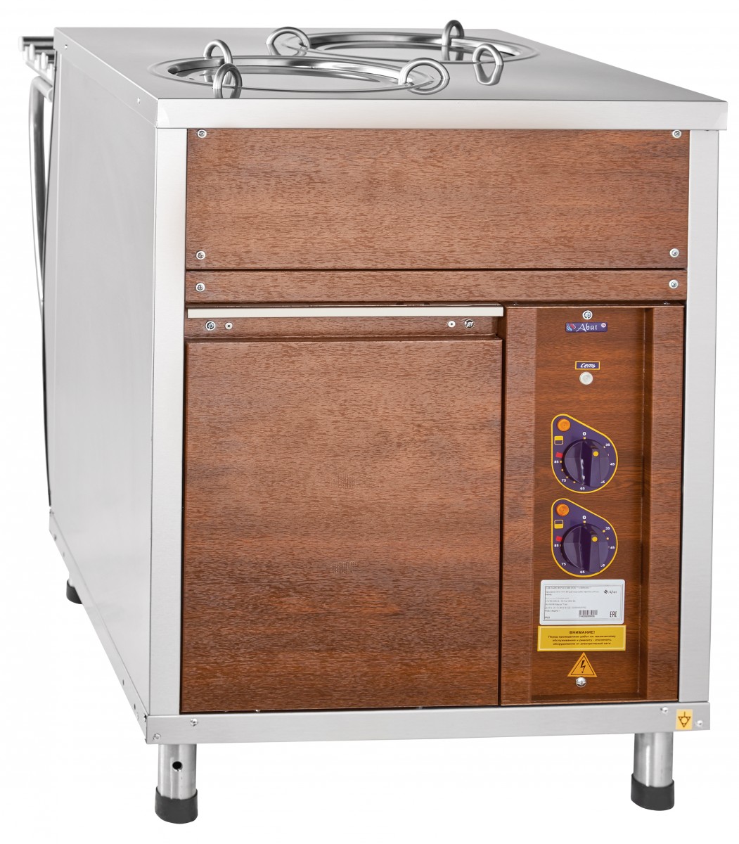 Прилавок для подогрева тарелок ПТЭ-70Т-80 кашир.