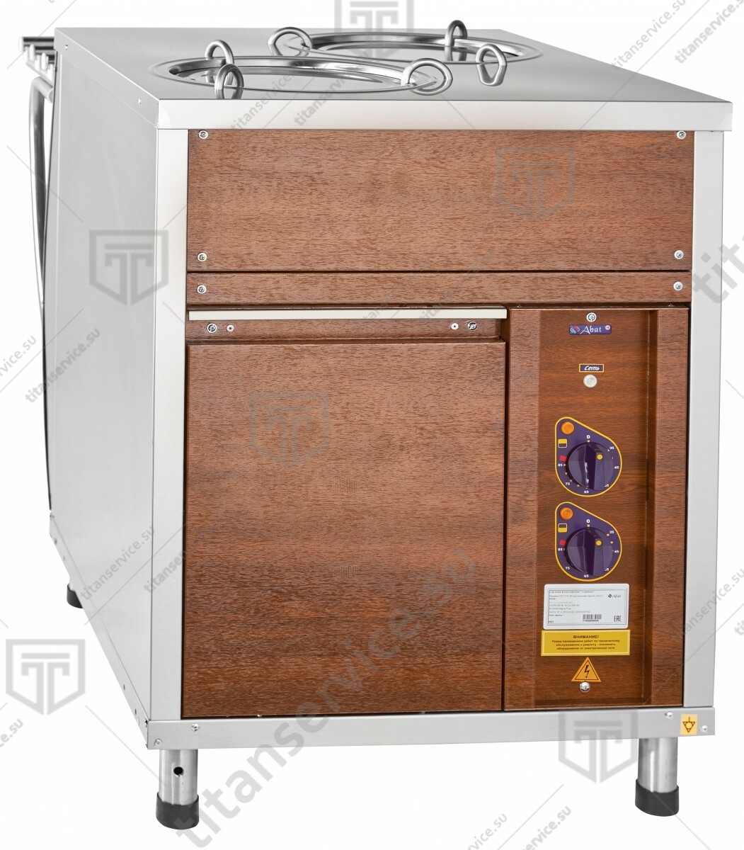 Прилавок для подогрева тарелок ПТЭ-70Т-80 кашир. - фото №1