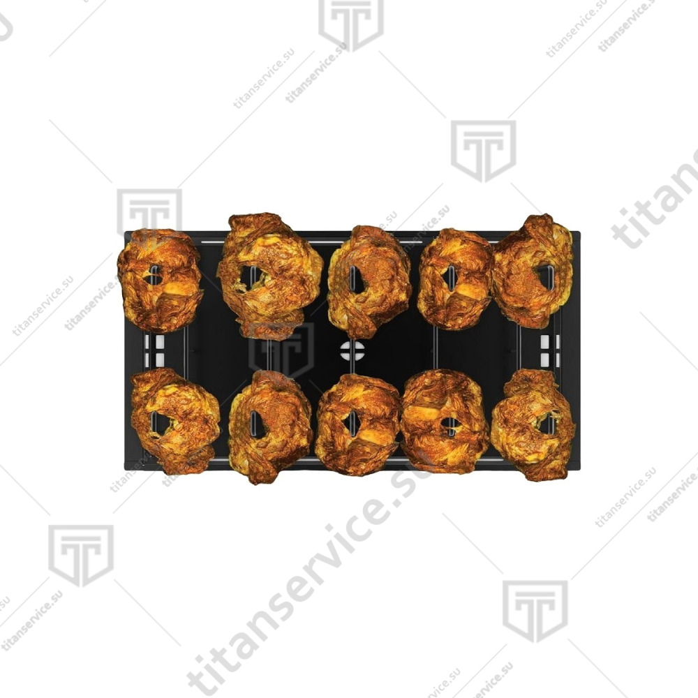 Решетка 600x400 на 10 кур для пароконвектомата Unox GRP430 POLLO.BLACK - фото №2