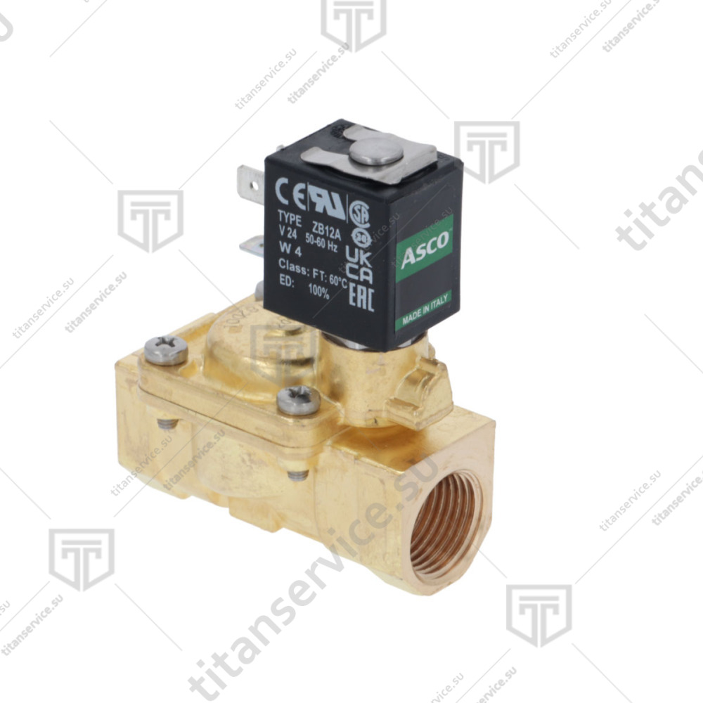 Клапан электромагнитный L180B31 1/2""FF 24В для посудомоечной машины Dihr AX 3002030 - фото №2