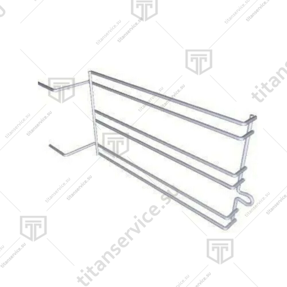 Решетка боковая правая, левая хром для конвекционной печи XF/XFT UNOX KGRL1005A - фото №2