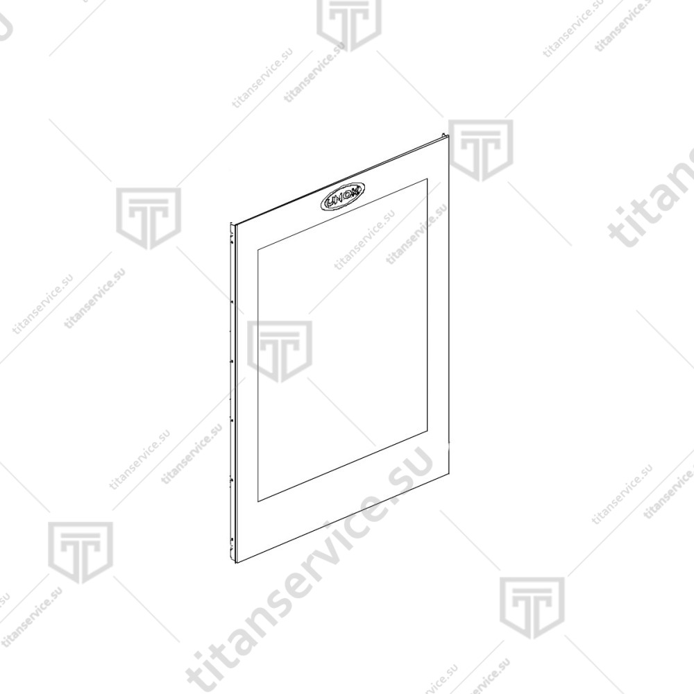 Дверь в сборе для печи конвекционной Unox XBC 804 KDR1141B - фото №1