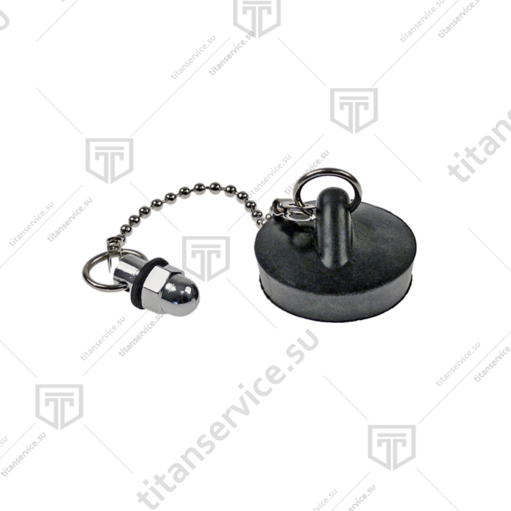 Пробка сливного отверстия с цепочкой для транспортной тележки Rational SCC 201/202 60.60.566 - фото №1