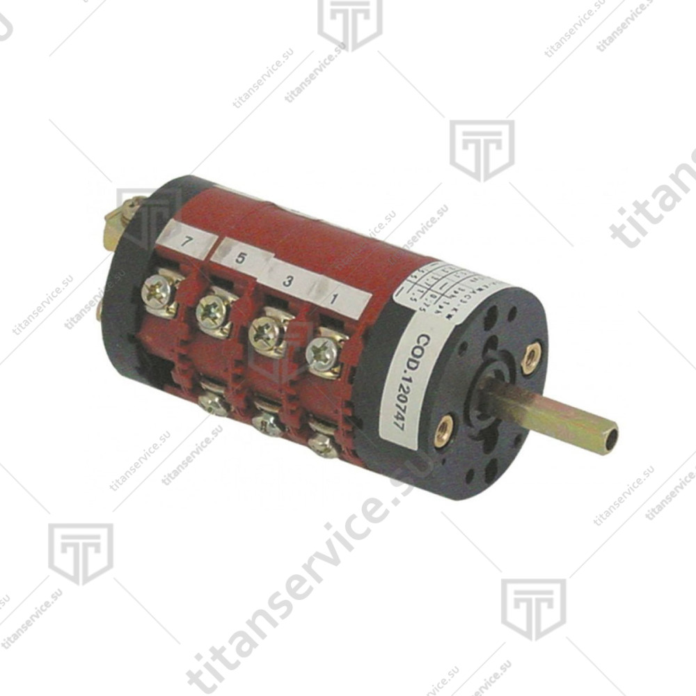 Переключатель 5-позиционный 400В для посудомоечной машины Comenda LC/LP-BT 120747 - фото №1