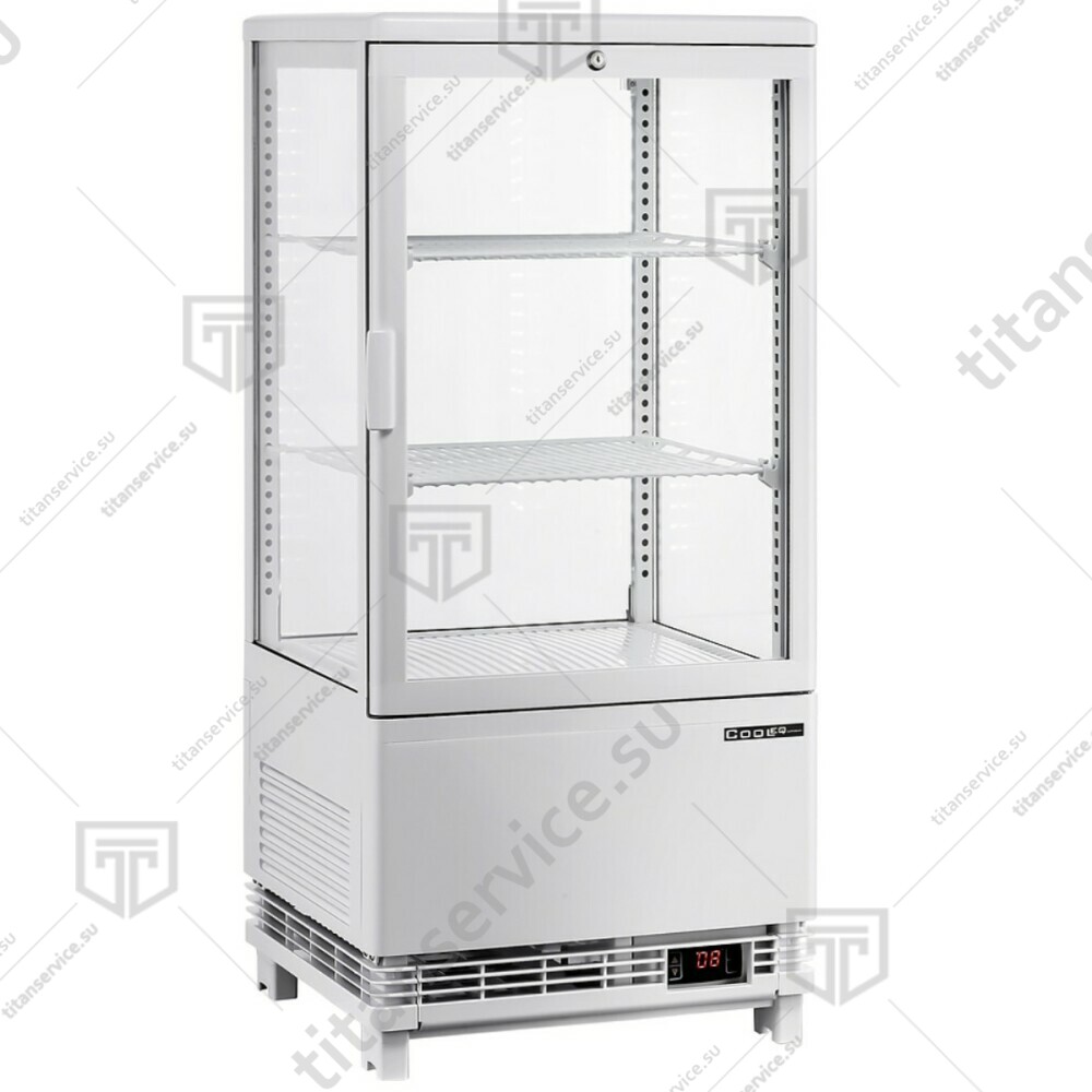 Витрина холодильная Cooleq CW-70 White - фото №1