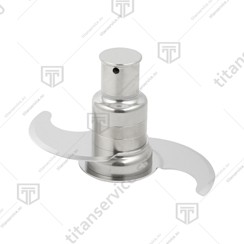 Нож гладкий в сборе для кухонного процессора Robot Coupe R602/652 27124 - фото №1