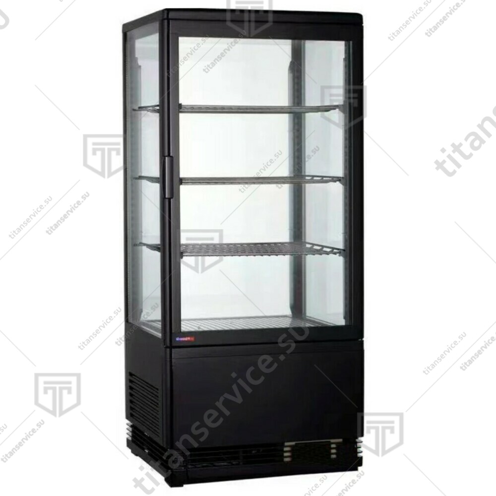 Витрина холодильная COOLEQ CW-85 BLACK - фото №1