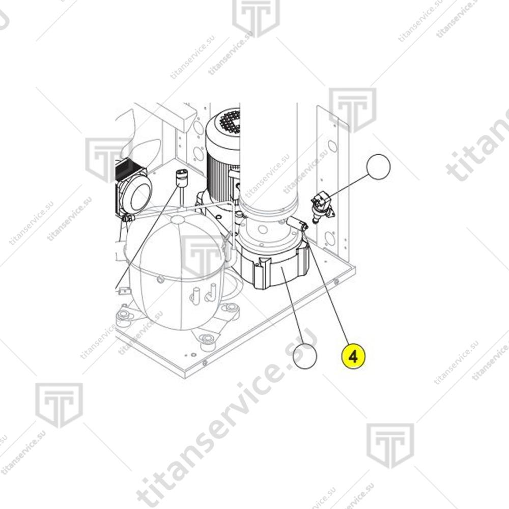 Датчик вращения для льдогенератора Apach Cook Line AGB155/ACB100 231028 - фото №1