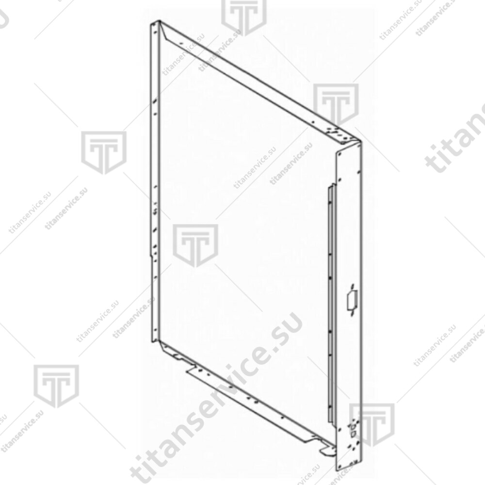 Правая боковая панель пароконвектомата Unox XVC705 0D1906A0 - фото №1