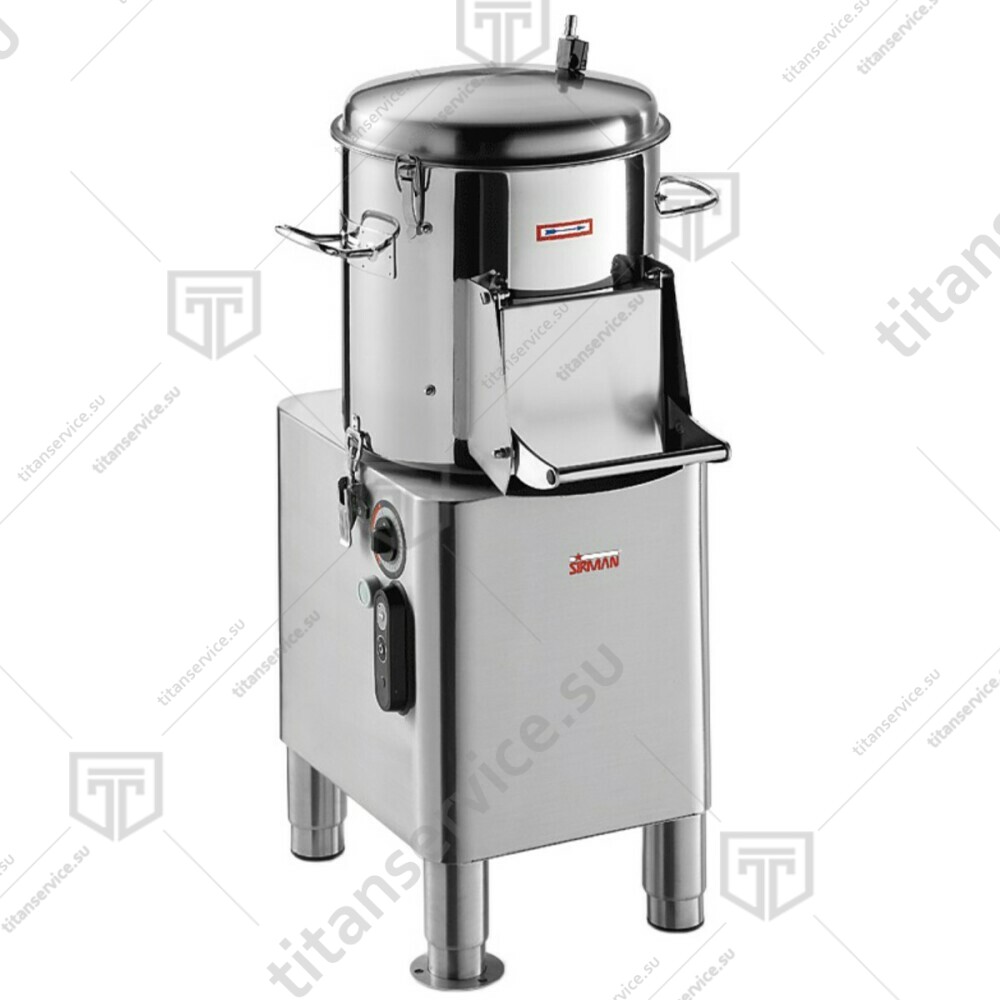 Картофелечистка SIRMAN PPJ 10 SC 1Ф. на подставке - фото №1