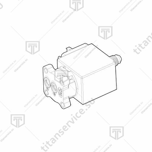 Клапан трехходовой электромагнитный 32х32 24VDC D1,4  для кофемашины Sanremo D8 10305148A - фото №2