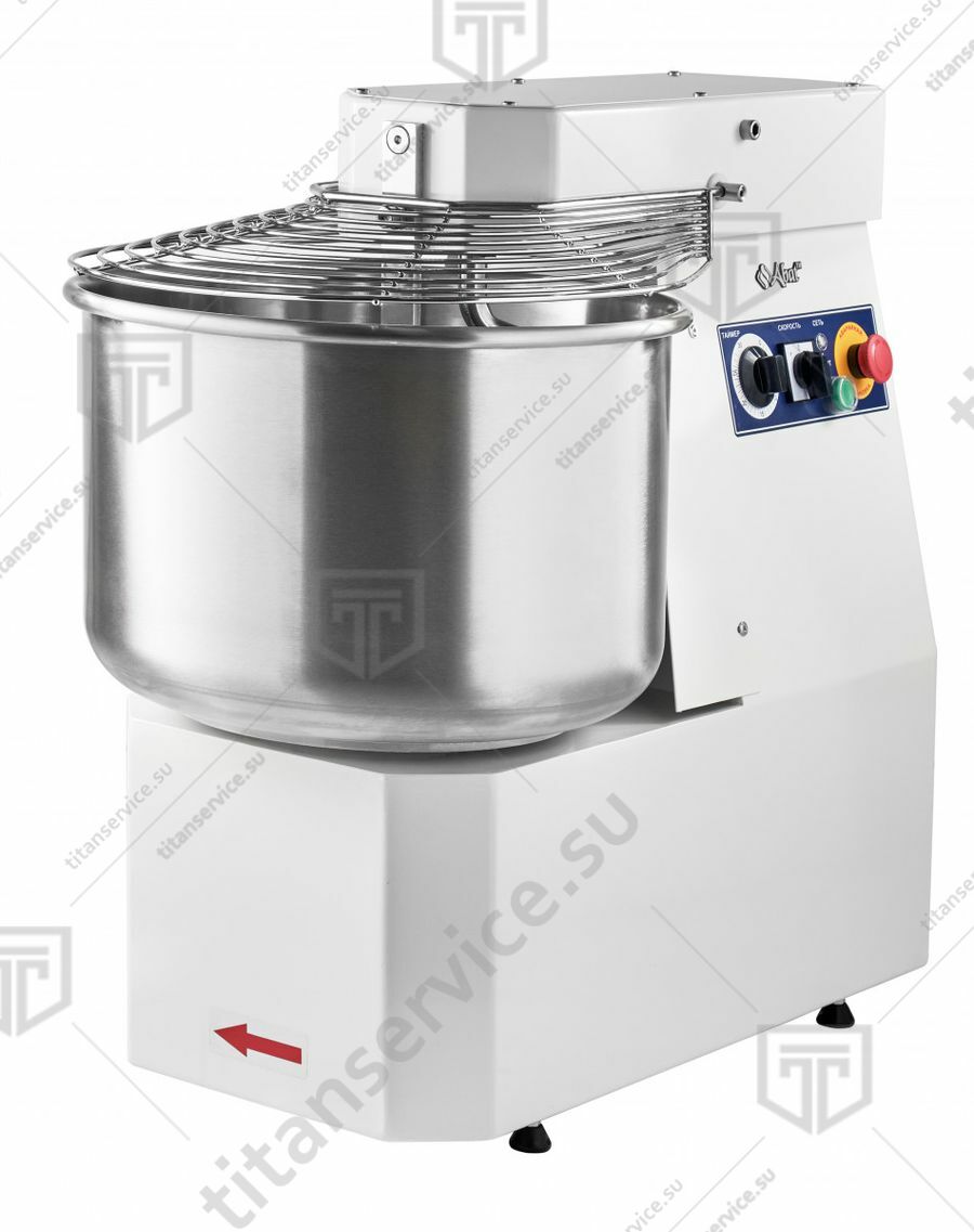 Тестомес спиральный Abat ТМС-30НН-2Р - фото №2