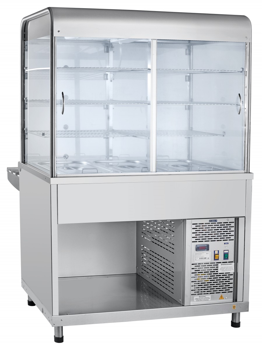 Прилавок-витрина холодильный ПВВ(Н)-70КМ-С-02-НШ - фото №1