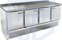 Стол холодильный HICOLD GNE 1111/TN W камень