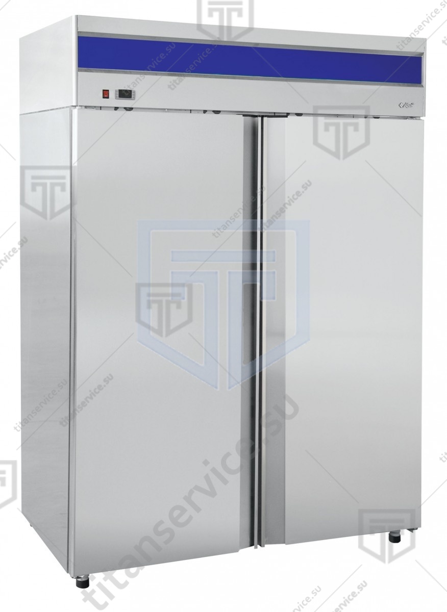 Шкаф холодильный среднетемп. Abat ШХс-1,4-01 нерж. (верхний агрегат) - фото №1