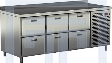 Стол холодильный Cryspi СШС-6,0 GN-1850 - фото №1