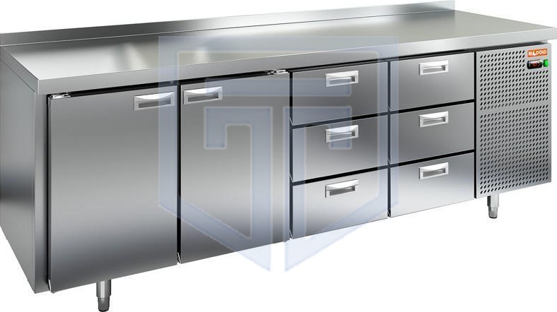 Морозильный стол HICOLD GN 1133 BR3 BT - фото №1
