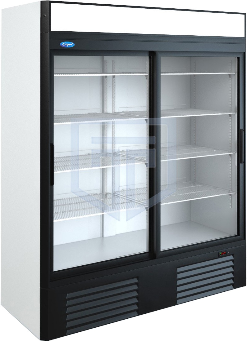 Шкаф-витрина холодильный Марихолодмаш Капри 1,5 СК (купе) - фото №1