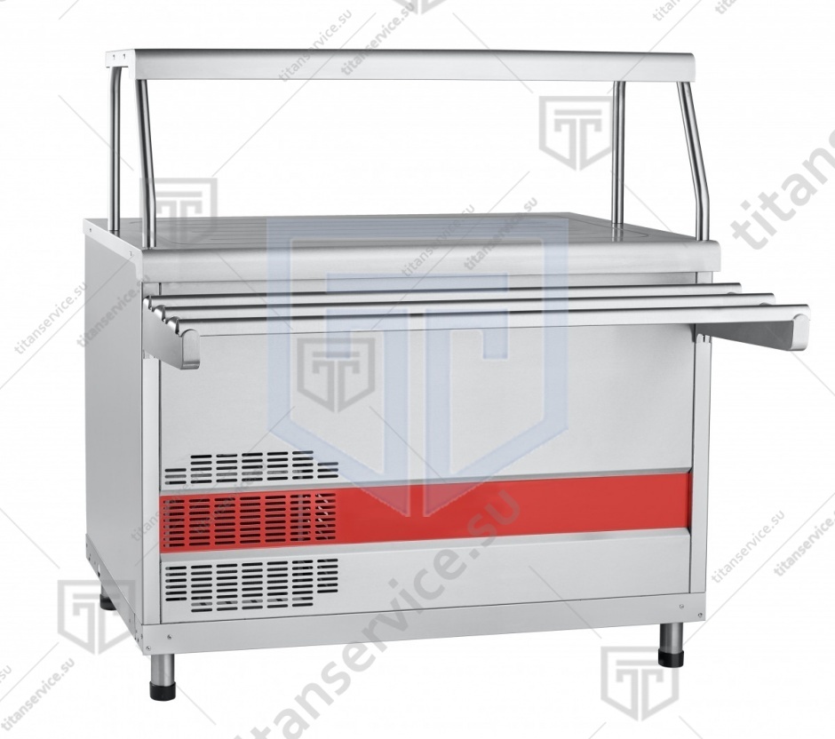 Прилавок холодильный Abat ПВВ(Н)-70КМ-НШ - фото №1