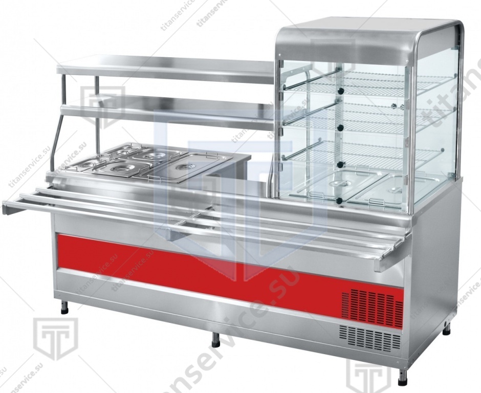 Мини-линия раздачи Abat ПВХМ-70КМУ (правая) - фото №2