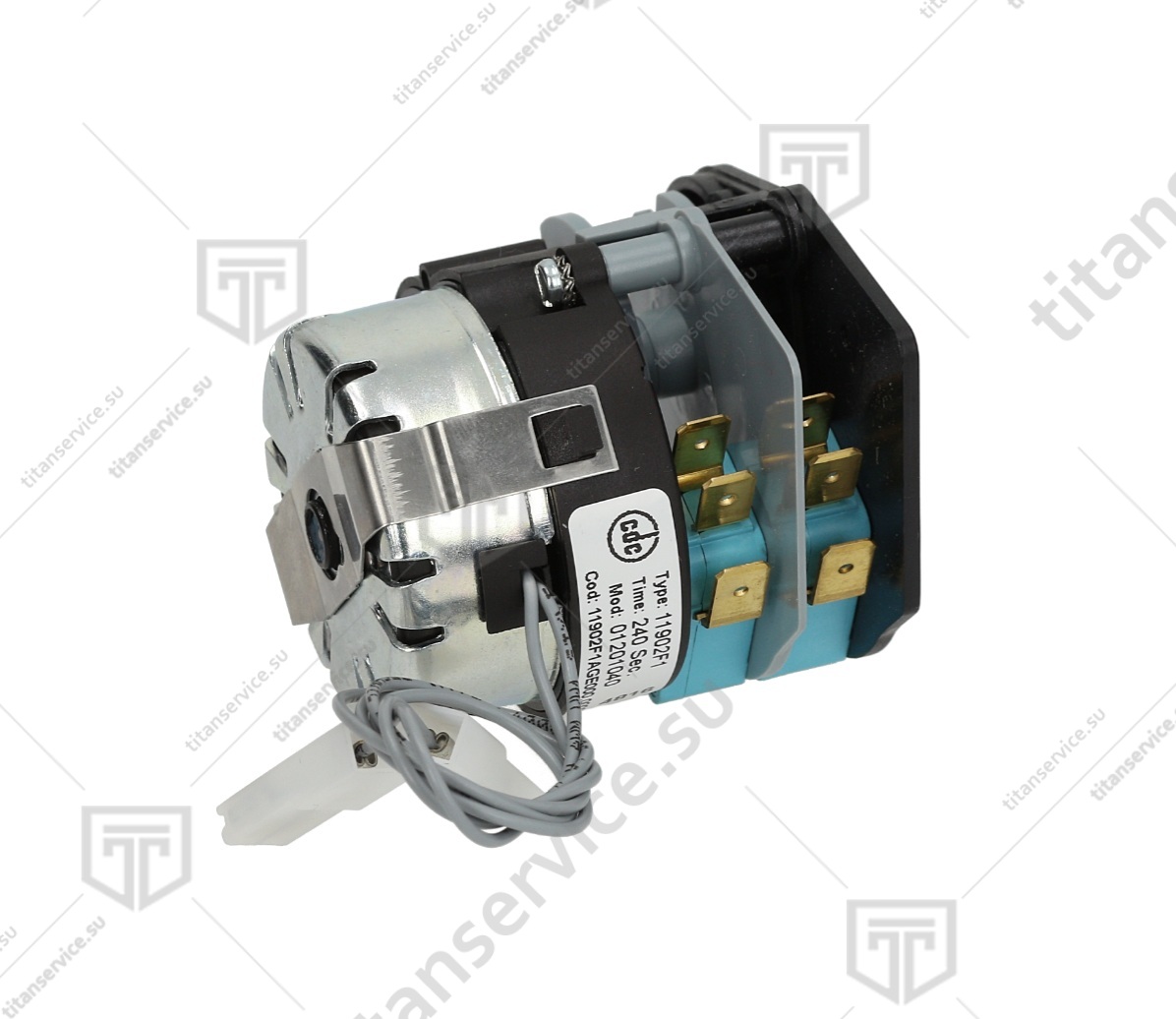 Таймер 11902F1 2-х кулачковый 240 сек. для конвекционной печи Tecnoeka 01201040 - фото №1