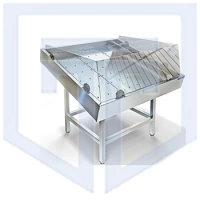 Стол для выкладки рыбы на льду без агрегата Техно-ТТ СП-601/1100Ф