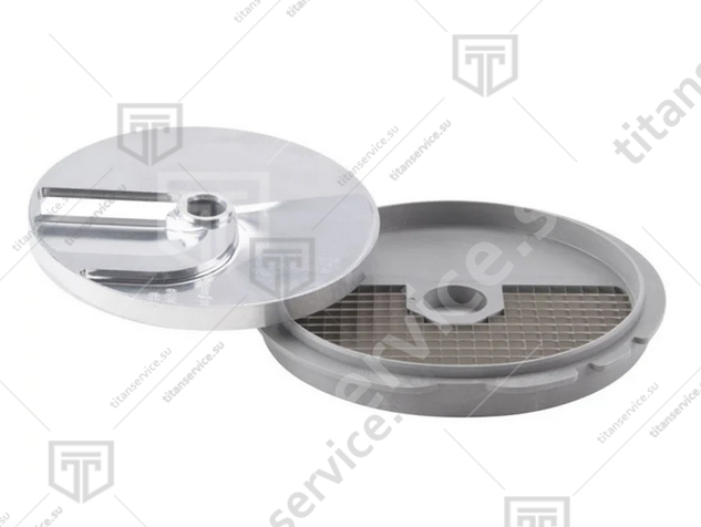 Диск кубики для овощерезки 10х10х10мм Robot Coupe CL30/40 27114 - фото №1