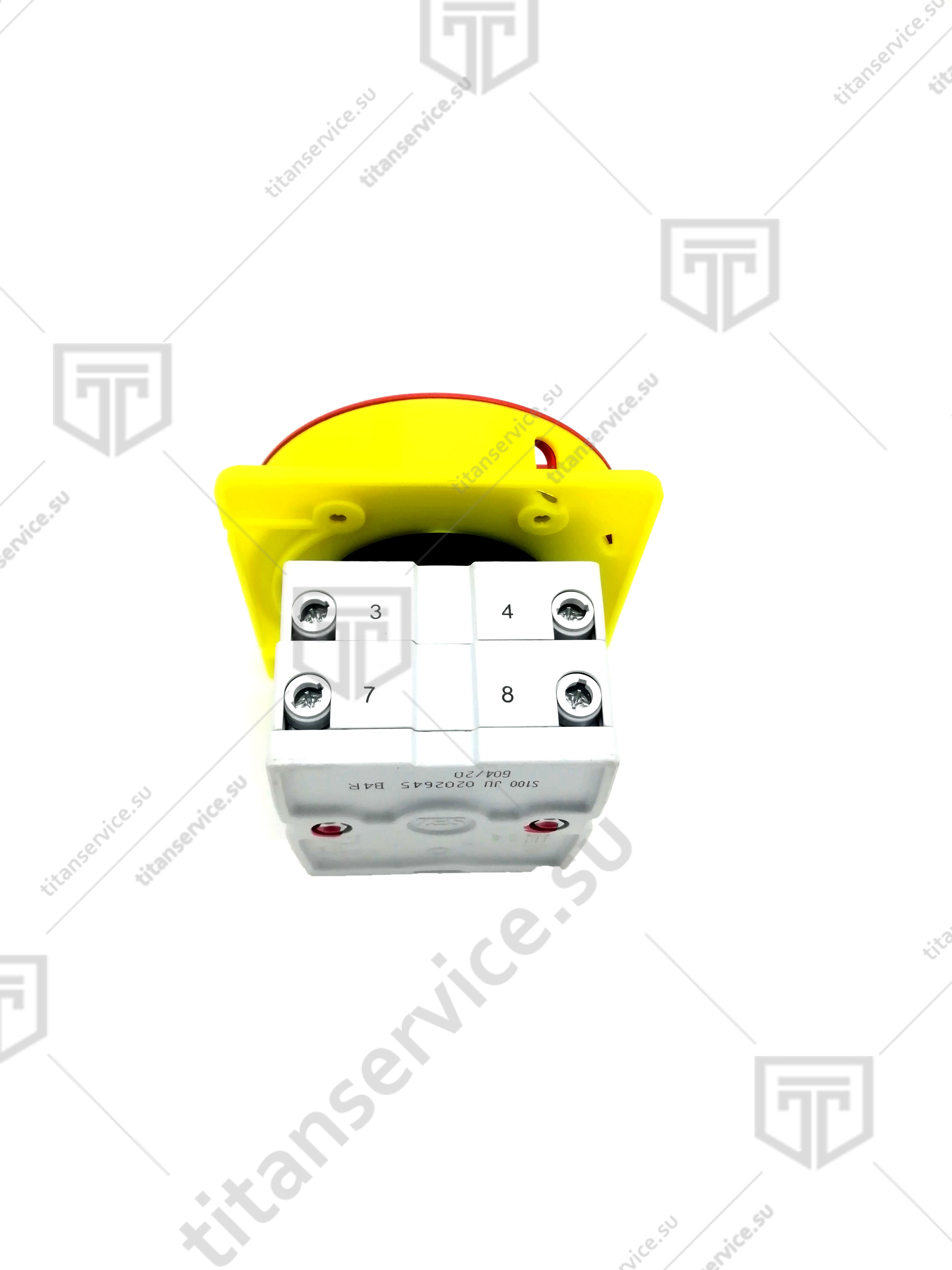Переключатель кулачковый S100 JU 0202645 для котла пищеварочного КПЭМ-250/350 ОМ2 - фото №1