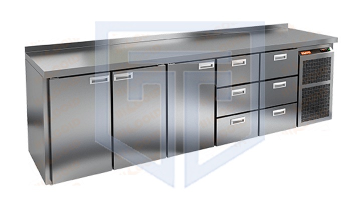 Морозильный стол HICOLD GN 11133 BR2 BT - фото №1