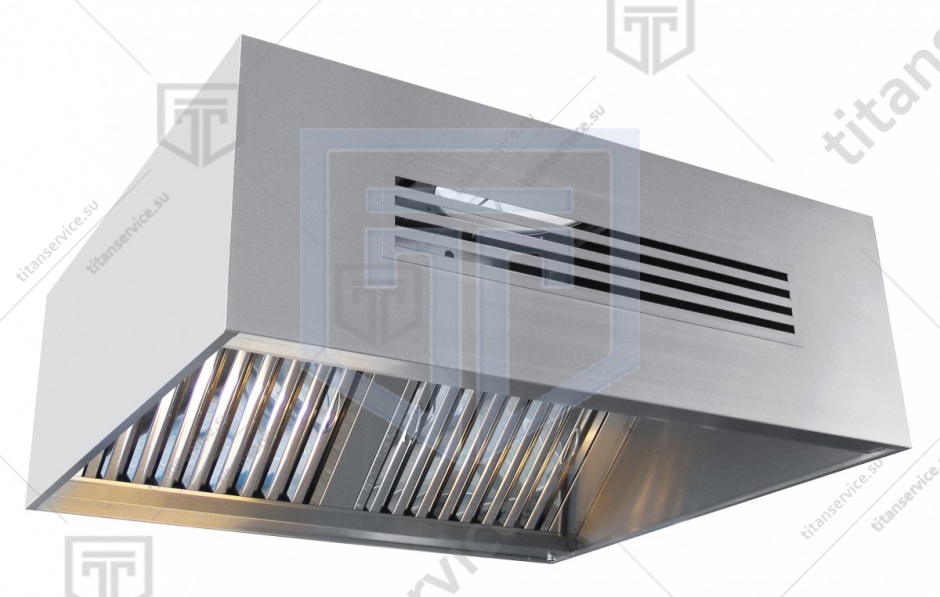 Вентиляционный приточно-вытяжной зонт Abat ЗПВ-1100-2-О - фото №1