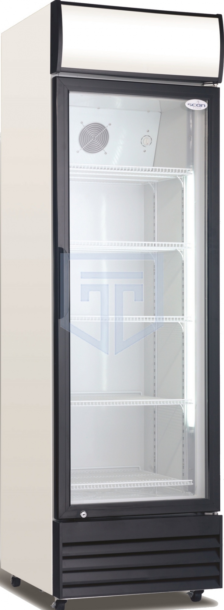 Шкаф-витрина холодильный Scan SD 416 - фото №1