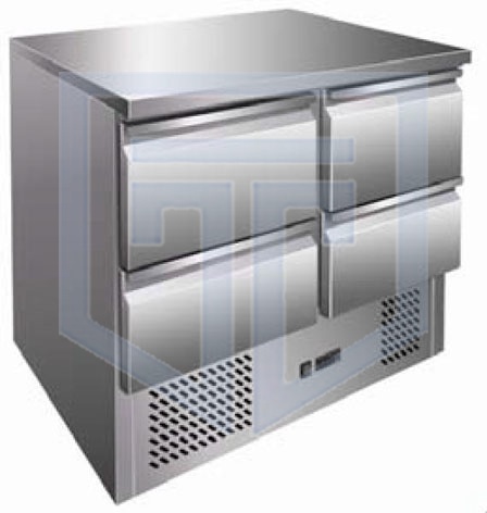 Стол холодильный GASTRORAG S901 SEC 4D - фото №1