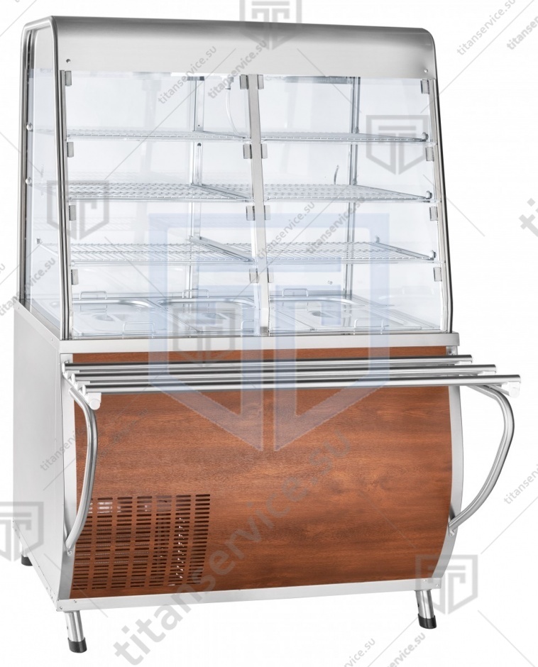 Прилавок-витрина холодильный ПВВ(Н)-70Т-С-НШ кашир. - фото №2